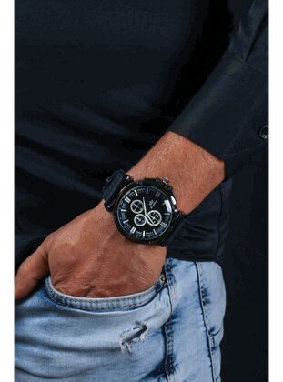 Black - Watches - Vercetti