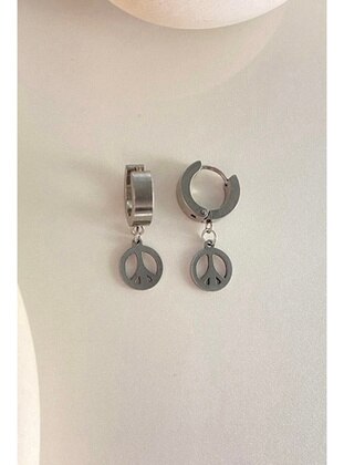 Silver color - Earring - Taksesuar