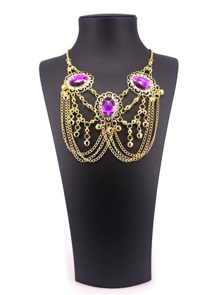 Purple - Necklace - Beoje