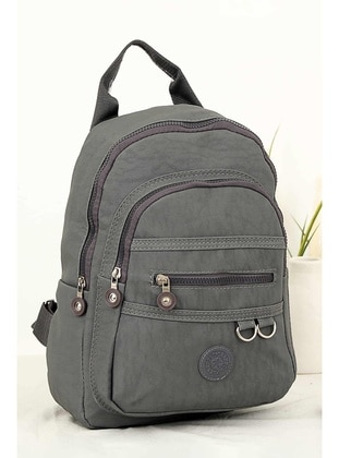 Grey - Backpack - Backpacks - Bipanya