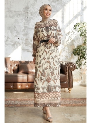 Tan - Modest Dress - InStyle