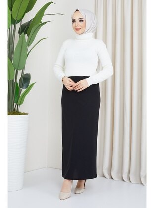 Black - Skirt - Hafsa Mina