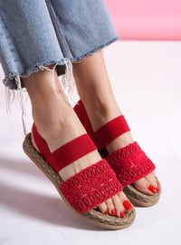 Red - Red - Sandal - Sandal