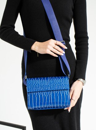Saxe Blue - Satchel - Shoulder Bags - Besmoda