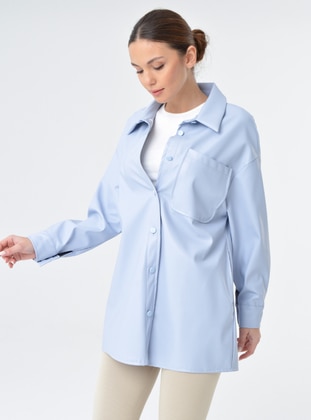 Baby Blue - Point Collar - Tunic - SOUL