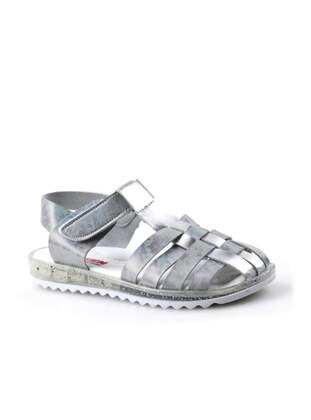 Silver color - Kids Sandals - Papuçcity