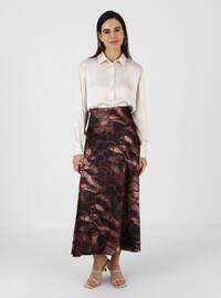 Brown - Multi - Skirt