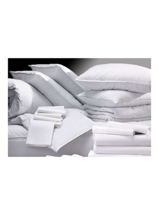 10-Piece Zippered White Pillowcase 50Cmx70Cm