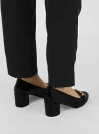Black - Black Patent Leather - High Heel - Heels