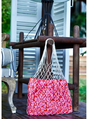Pink - Beach Bags - Mayovera