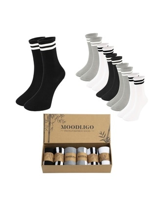 Black - Gray - Socks - Moodligo