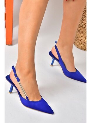 Saxe Blue - High Heel - Heels - Fox Shoes