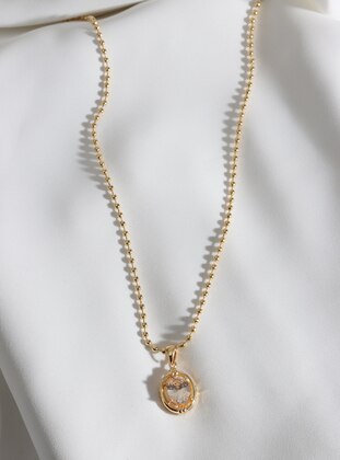 Golden color - Necklace - Batı Accessories