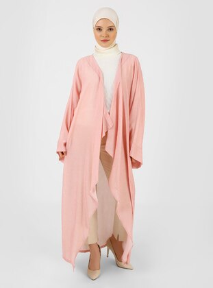Unlined - Pink - Kimono - Meryem Acar