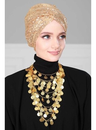 Gold color - 13gr - Simple - Bonnet - Aisha`s Design
