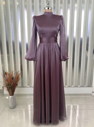 Lilac - Fully Lined - Modest Evening Dress - Rana Zenn