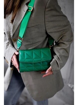 1000gr - Green - Satchel - Shoulder Bags - ASKA SHOES