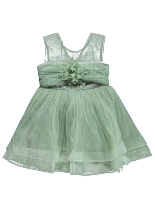 Green - Girls` Evening Dress - Civil