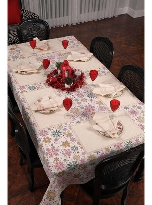 Cream - Dinner Table Textiles - Ayşe Türban Tasarım