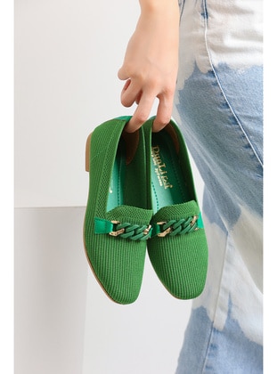 Green - Flat Shoes - En7