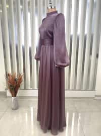 Lilac - Fully Lined - Modest Evening Dress