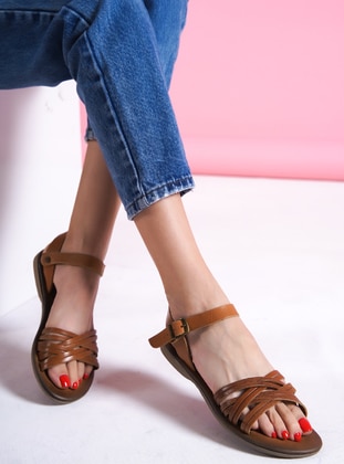 Tan - Sandal - Sandal - Shoescloud