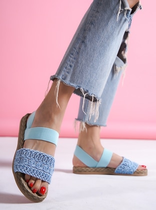 Blue - Sandal - Sandal - Shoescloud