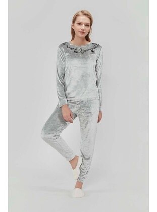 Silver color - Pyjama Set - Loya