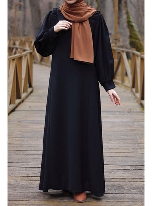 Black - Modest Dress - Giyimim Store