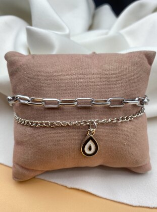 Silver color - Bracelet  - Aydın Bijuteri