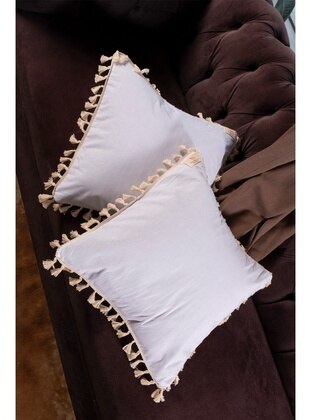 100gr - Cream - Throw Pillow Covers - Viva Maison