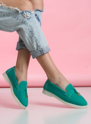 Casual - Sea Green - Casual Shoes - Ayakkabı Havuzu