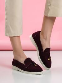 Casual - Burgundy - Casual Shoes