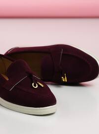 Casual - Burgundy - Casual Shoes