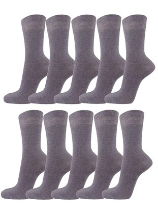 Grey - Socks  - Sockshion