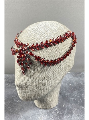 Red - Headband - Hayalperest Boncuk