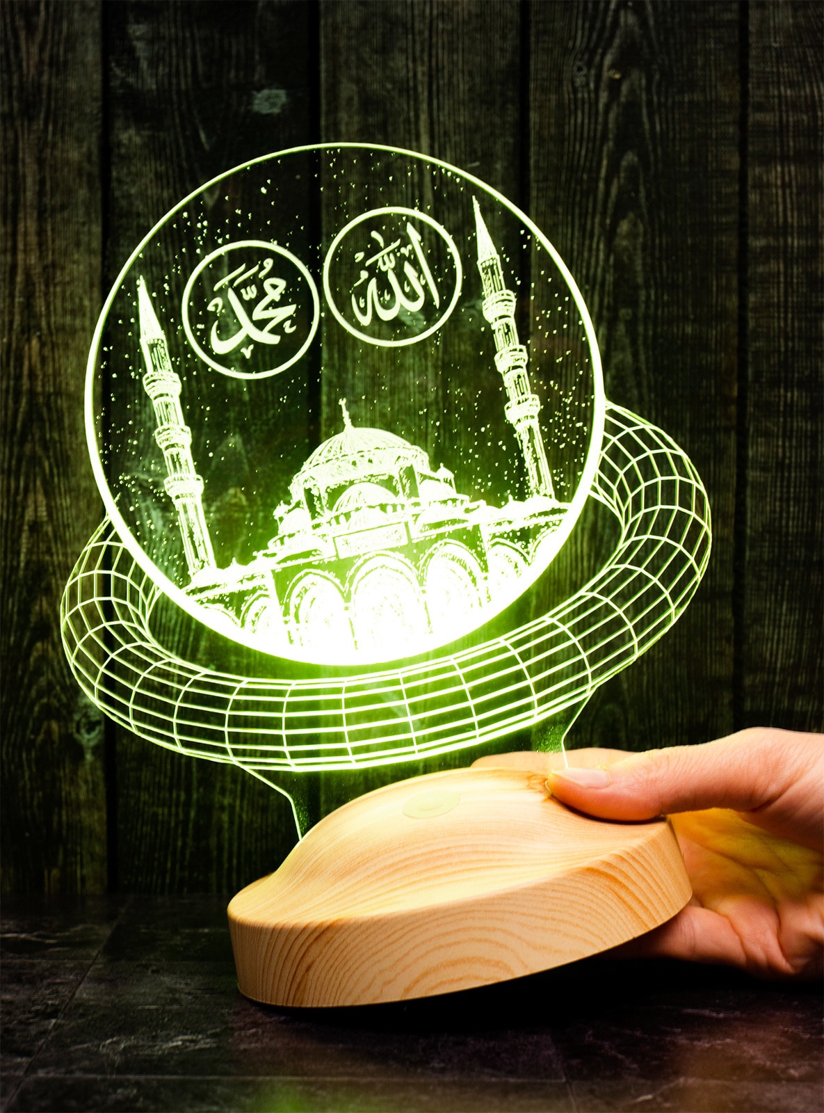 Kabe Led Lampe, Geschenk für muslimischen Freund Freundin, Ramadan Geschenk