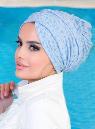 Blue - Swim Hijab - AİŞE TESETTÜR