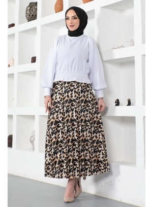Leopard Print - Skirt - Benguen