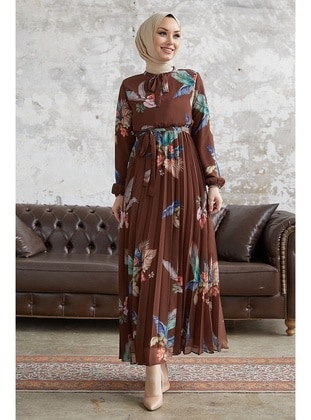Bitter Chocolate - Fully Lined - Modest Dress - InStyle