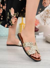 Golden color - Sandal - Slippers