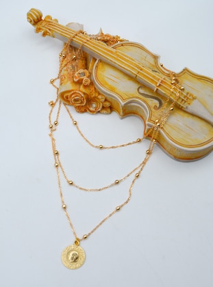 Golden color - Necklace - Artbutika