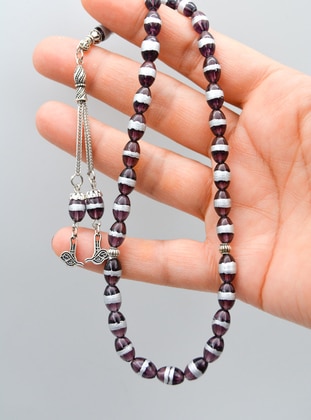 Purple - Prayer Beads - Artbutika