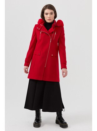 Red - Coat - Nihan