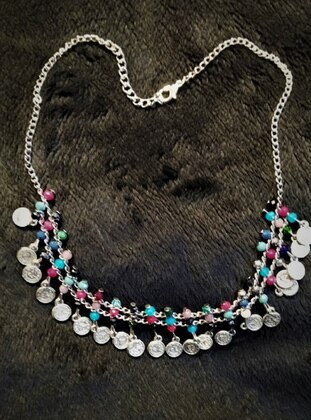 Silver color - Necklace - SHUSHU