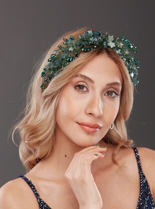 Green - Bridal & Henna Accessories - SİMAY AKSESUAR