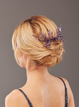 Purple - Bridal & Henna Accessories - SİMAY AKSESUAR