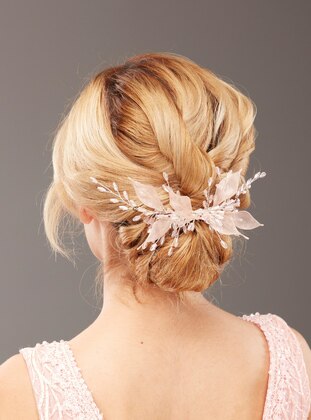Powder Pink - Bridal & Henna Accessories - SİMAY AKSESUAR