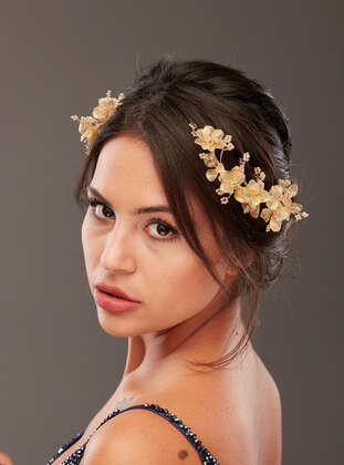 Gold color - Bridal & Henna Accessories - SİMAY AKSESUAR