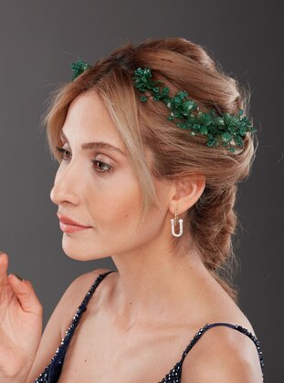 Green - Bridal & Henna Accessories - SİMAY AKSESUAR